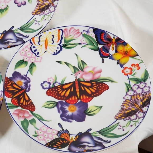 Butterfly Plates with Plate Rack - Picture 3 of 5